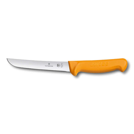 boning knife SWIBO yellow | blade length 16 cm | curved | wide | smooth cut product photo