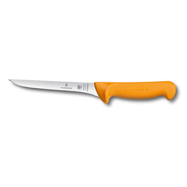 boning knife SWIBO yellow | blade length 13 cm flexibel | straight | smooth cut product photo