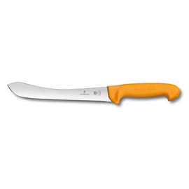 slaughtering knife SWIBO yellow | blade length 24 cm | widened tip | smooth cut product photo