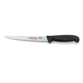 fish filleting knife straight blade very flexible smooth cut | black | blade length 18 cm product photo