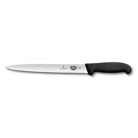 sausage knife straight blade smooth cut tooth grinding | black | blade length 25 cm product photo