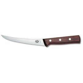 boning knife narrow curved blade smooth cut  | American handle | brown | blade length 12 cm product photo