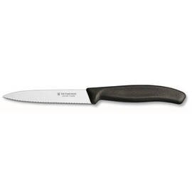  vegetable knife SWISS CLASSIC wavy cut | black | blade length 10 centimeters product photo