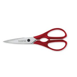 universal kitchen shears  L 202 mm  • handle colour red product photo