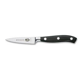 office knife GRAND MAÎTRE forged smooth cut  | riveted | black | blade length 8 cm product photo
