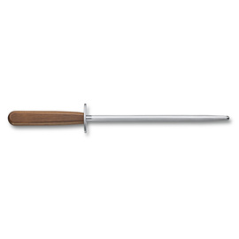 honing steel WOOD round | medium fine cut sharpening length 230 mm product photo