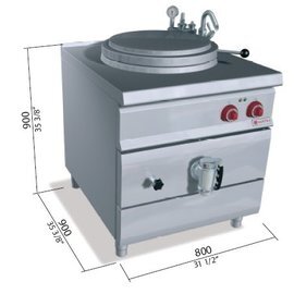 pressure electric fryer SE9P15IA S 900  • 150 ltr.  • 400 volts  • automatic double wall filling product photo
