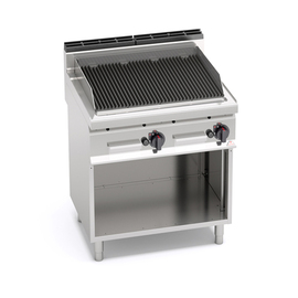 lava stone grill PLG80M MACROS 700 floor model 14 kW  H 900 mm product photo