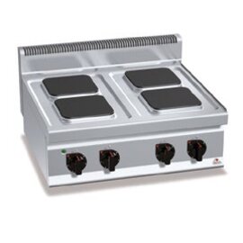 electric stove E7PQ4B | 4 hotplates | cast-iron hob plate | 10.4 kW 230 volts product photo