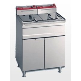 Elektro-Friteuse, 22 ltr., Modell SNACK-STANDING ELT 18+18M Serie &quot;Fast Fry&quot;, 2 Körbe, 2 Fettcontainer, 14 kW product photo