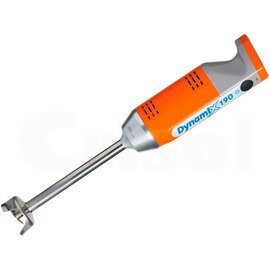 stick mixer MINI DYNAMIC Dynamix DMX 190 orange rod length 190 mm 13000 rpm continuously variable 250 watts product photo