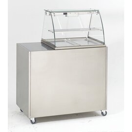 hot counter GN 1/1 plateshelf 3500 watts 230 volts  L 1060 mm  B 645 mm  H 1620 mm product photo