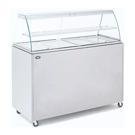 heated show case with mobile base cabinet suitable for 4 x GN 1/1 product photo