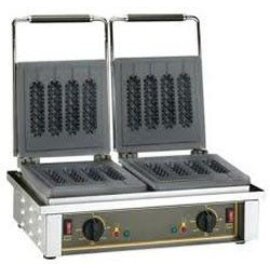double waffle iron  | wafer size 155 x 40 x 40 mm (8x)  | 3200 watts 230 volts product photo