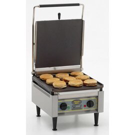 contact grill|griddle plate Panini XLE | 230 volts | cast iron • smooth • grooved product photo