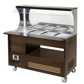 combined warm-cold buffet dark suitable for 4 x GN 1/1 product photo