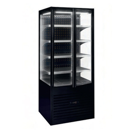 self-service refrigerated display case SSC 800 black suitable for 2 x GN 1/1 product photo