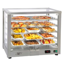 Panorama Heated display WD 780 DI stainless steel coloured 5 levels 1800 watts 230 volts  L 780 mm  B 490 mm  H 640 mm product photo