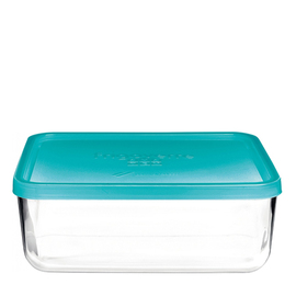 storage container FRIGOVERRE CLASSIC glass with PP lid rectangular 130 mm x 210 mm H 80 mm product photo