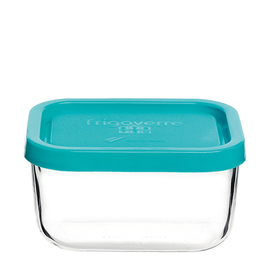 storage container 0.5 ltr FRIGOVERRE CLASSIC glass with PP lid rectangular 100 mm x 130 mm H 66 mm product photo
