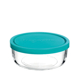 storage container 0.9 l FRIGOVERRE CLASSIC glass with PP lid round Ø 150 mm H 65 mm product photo
