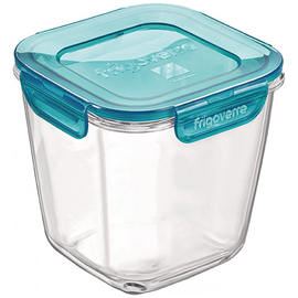 storage container 0.75 l FRIGOVERRE EVOLUTION glass with PP lid square 120 mm x 120 mm H 150 mm product photo