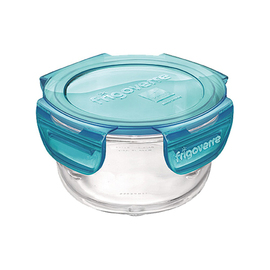 storage container FRIGOVERRE EVOLUTION glass with PP lid round Ø 95 mm H 65 mm product photo