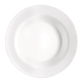 pasta plate GRANGUSTO white tempered glass | round Ø 295 mm product photo