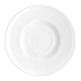 saucer CAREWARE WHITE | tempered glass Ø 160 mm product photo