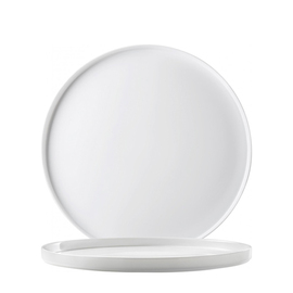 plate flat GRANGUSTO white tempered glass | round Ø 210 mm product photo