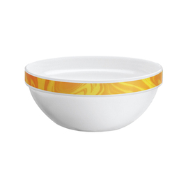 stacking bowl 315 ml NATURA YELLOW tempered glass Ø 120 mm H 49 mm product photo