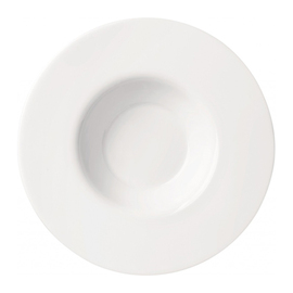 risotto plate GRANGUSTO white tempered glass Ø 270 mm product photo
