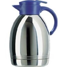 vacuum jug KONSUL 1.8 ltr stainless steel blue shiny screw cap product photo