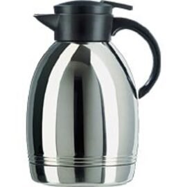 vacuum jug KONSUL 1.8 ltr stainless steel black shiny screw cap product photo