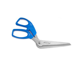 pizza scissors stainless steel | handle colour blue | angled | blade length 120 mm product photo