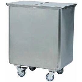 waste container AV 4666 115 ltr stainless steel matt  L 610 mm  B 400 mm  H 730 mm product photo