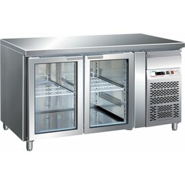 refrigerated table GN 1/1 GN2100TNG 340 watts | 2 glass doors product photo