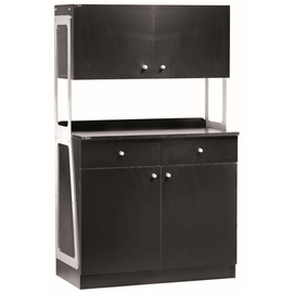 service cabinet wheeled black | 920 mm x 480 mm H 1530 mm product photo