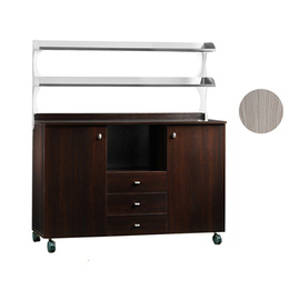 service cabinet wheeled grey | 920 mm x 480 mm H 1530 mm product photo
