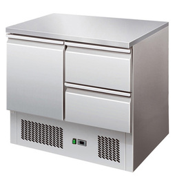 refrigerated saladette S901-2D | 240 ltr | solid door | 2 drawers product photo