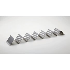 baguette holder 357 stainless steel | 6 shelves | 575 mm  x 100 mm  H 55 mm product photo
