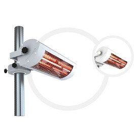 infrared radiant heater 1400 with with mast tie titanium coloured | number of radiators 1 product photo