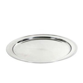 CLEARANCE | buffet plate Liscio, oval, silver-plated, 70 x 46 cm product photo