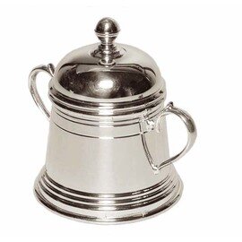 CLEARANCE | sugar bowl Inglese, h 11 cm, Ø 8.5 cm, silver plated product photo
