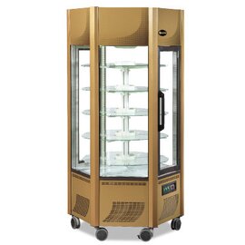 panorama freezer vitrine ERGE BT | golden coloured product photo