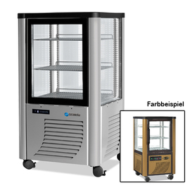 Panorama showcase 230F golden coloured 700 mm x 700 mm H 1280 mm product photo