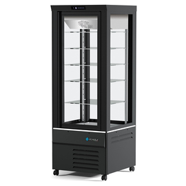 Panorama showcase MITHRA M-BTV black | 400 ltr | +5°C to -21°C product photo