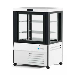 refrigerated panorama vitrine MITHRA SL white 890 mm x 710 mm H 1280 mm product photo