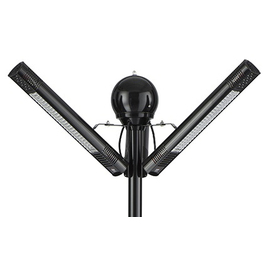 radiant heater TERM TOWER PALMS 2000 IP67 black | 2 spotlights H 2500 - 2700 mm product photo