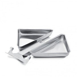 little triangular pan  • stainless steel | 250 mm  x 140 mm  H 30 mm product photo